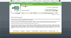 Desktop Screenshot of cartadeservicos.ancine.gov.br