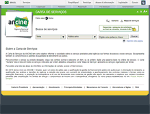 Tablet Screenshot of cartadeservicos.ancine.gov.br