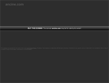 Tablet Screenshot of ancine.com