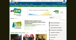 Desktop Screenshot of ancine.gov.br
